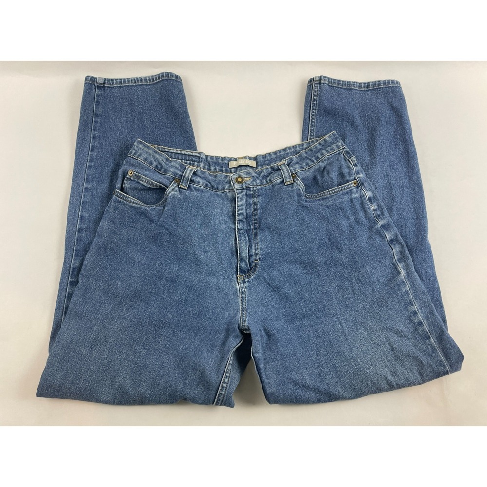 Field Gear Jeans Women's Size 10 Denim Pants Straight Leg High Rise Pockets